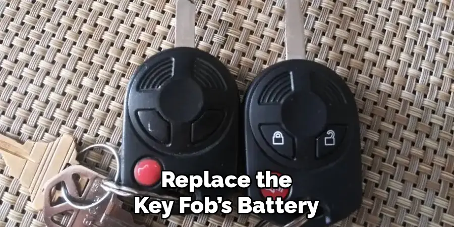 Replace the Key Fob’s Battery