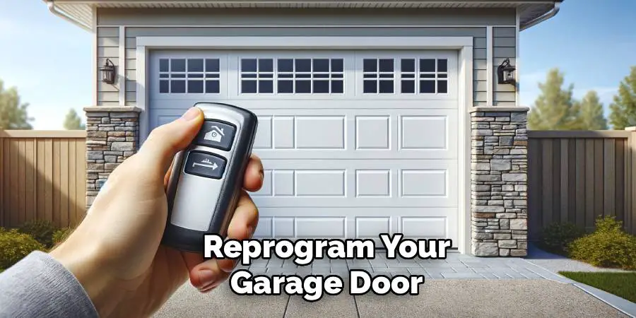 Reprogram Your Garage Door