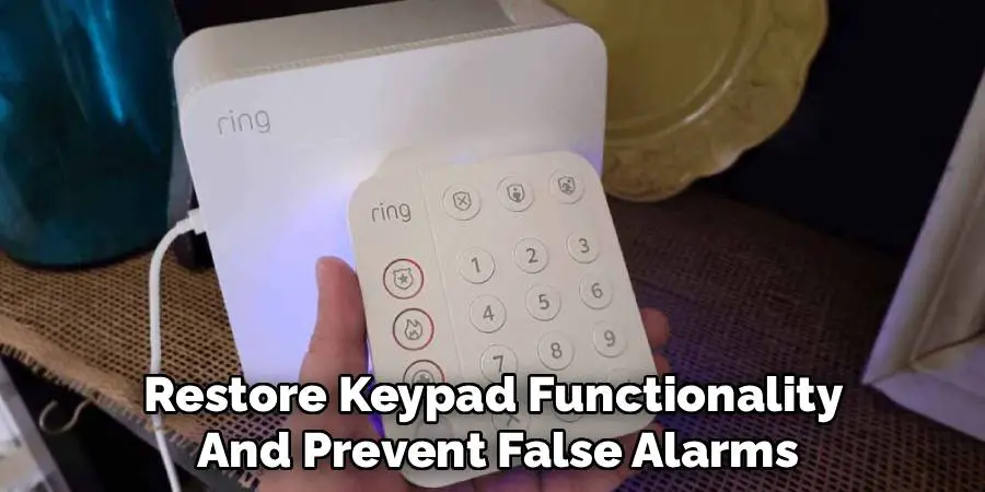 Restore Keypad Functionality
And Prevent False Alarms