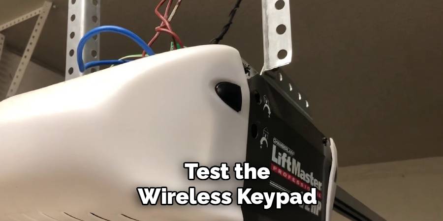 Test the Wireless Keypad