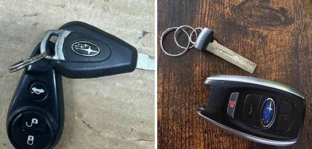 How to Disable Subaru Key Fob 