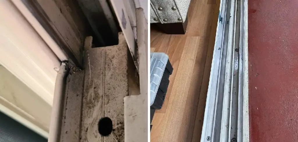 How to Fix Sliding Door Top Track