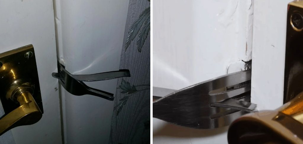 How to Lock Your Door with a Fork