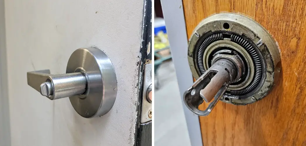 How to Remove Commercial Door Knob