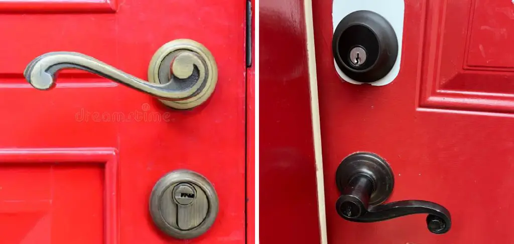 How to Remove Door Lever Lock