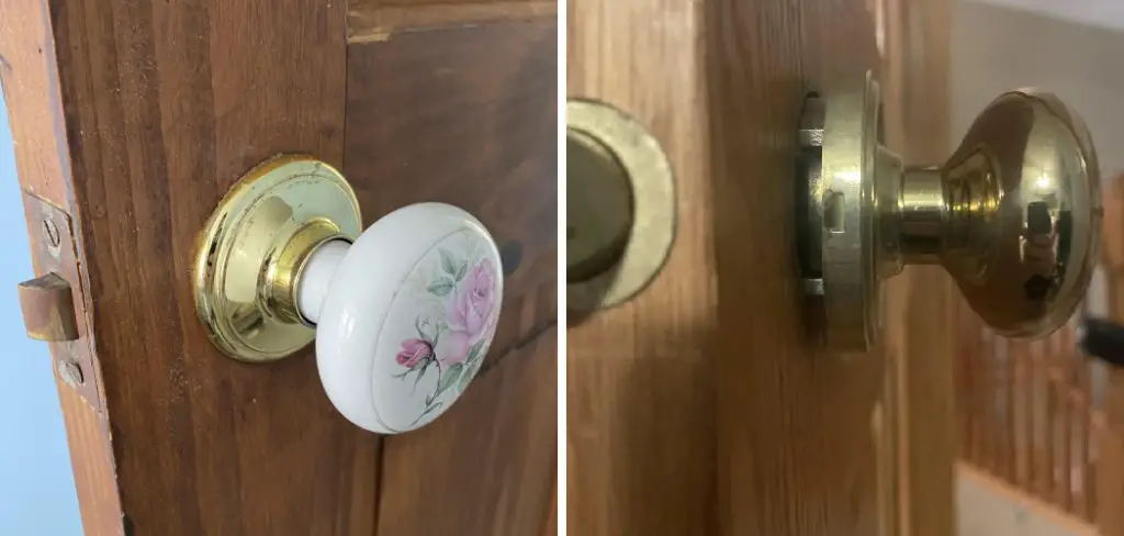 How to Remove Door Lock Without Screws