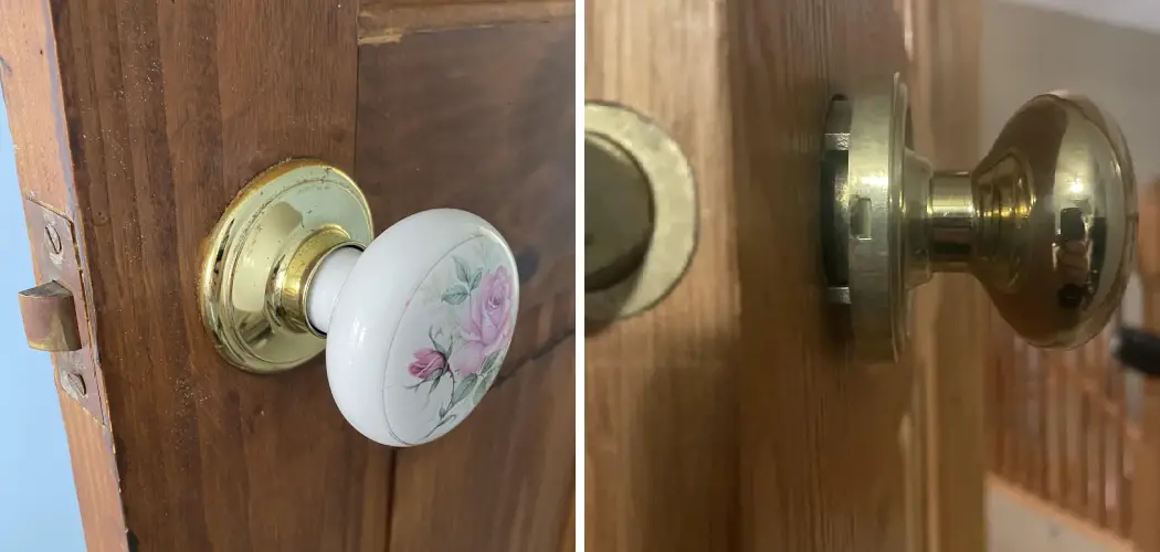 How to Remove Door Lock Without Screws
