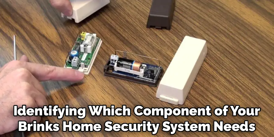 Identifying Which Component of Your
Brinks Home Security System Needs