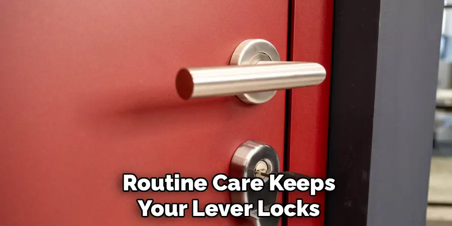 Routine Care Keeps
Your Lever Locks
