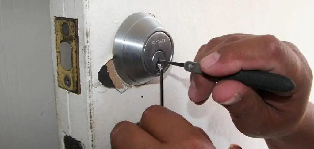 How to Open a Push Lock Door