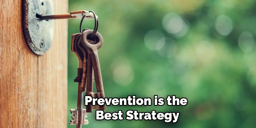 Prevention is the
 Best Strategy
