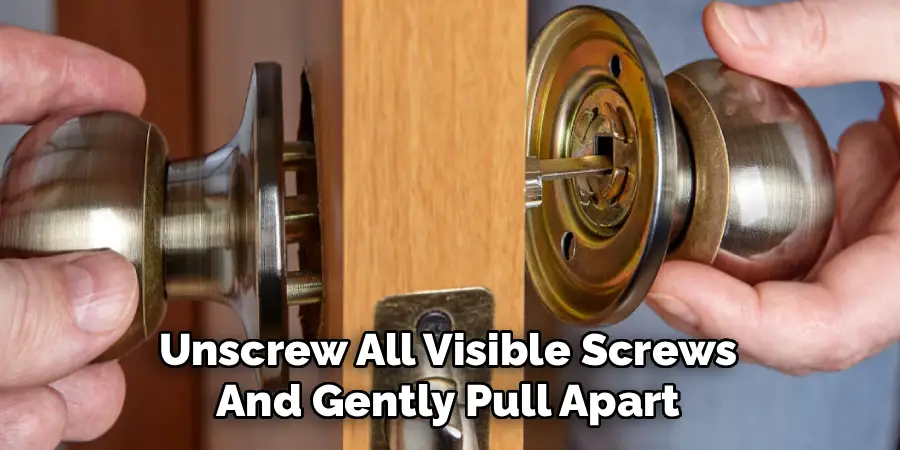 Unscrew All Visible Screws
And Gently Pull Apart