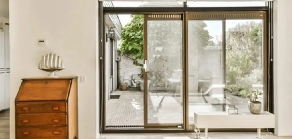 How to Unlock Patio Door