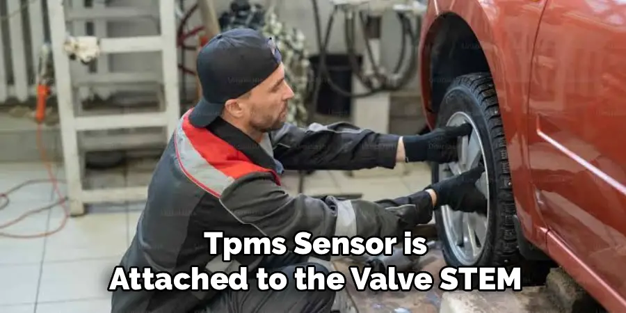 Tpms Sensor is
Attached to the Valve STEM